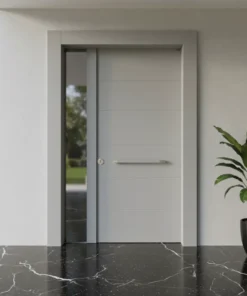 Modern Villa Kapisi Modelleri 253 Gri