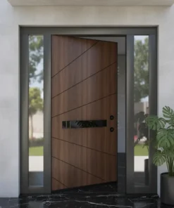 Ozel Tasarim Villa Kapisi Celik Kapi Evk 120 Ceviz