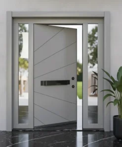 Ozel Tasarim Villa Kapisi Celik Kapi Evk 120 Gri