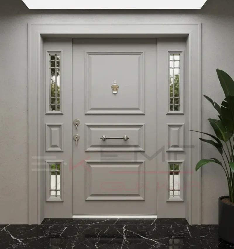Siyah Villa Kapısı Başakşehir 4 Siyah Villa Kapisi Basaksehir Gri