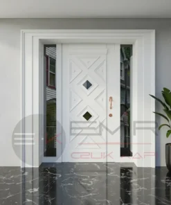 Siyah Villa Kapisi Dis Kapi 1156 Beyaz
