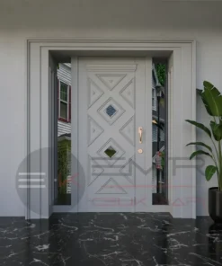 Siyah Villa Kapisi Dis Kapi 1156 Gri