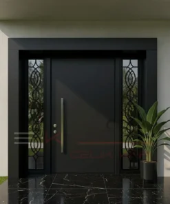 Siyah Villa Kapisi Macellan Siyah