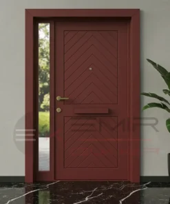 Siyah Villa Kapisi New Maze Kirmizi