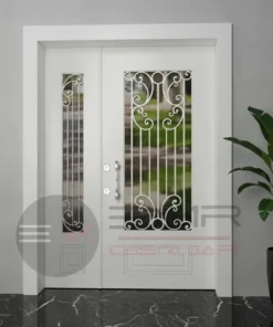 Turkuaz Villa Kapisi Compact Beyaz