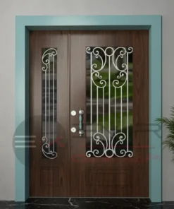 Turkuaz Villa Kapisi Compact Ceviz