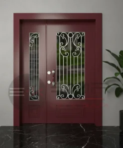 Turkuaz Villa Kapisi Compact Kirmizi