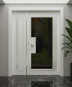 Versace Villa Kapisi Kompozit Beyaz