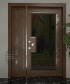 Versace Villa Kapisi Kompozit Ceviz