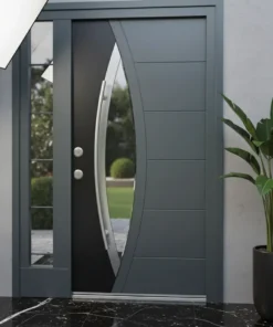 Villa Dis Kapi Modelleri 568 Gri