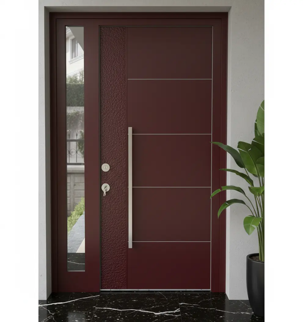Villa-Dis-Kapi-Modelleri-570-Kirmizi Villa-Dis-Kapi-Modelleri-570-Kirmizi