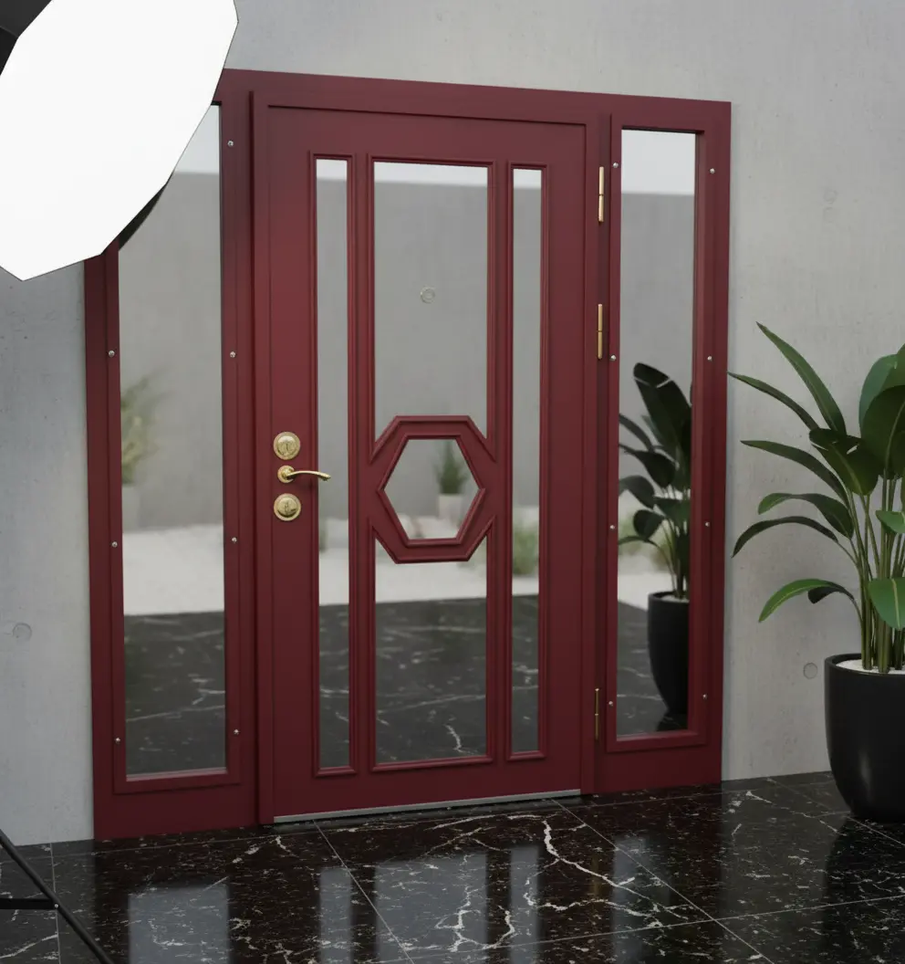 Villa-Giris-Kapisi-Modelleri-552-Kirmizi Villa-Giris-Kapisi-Modelleri-552-Kirmizi