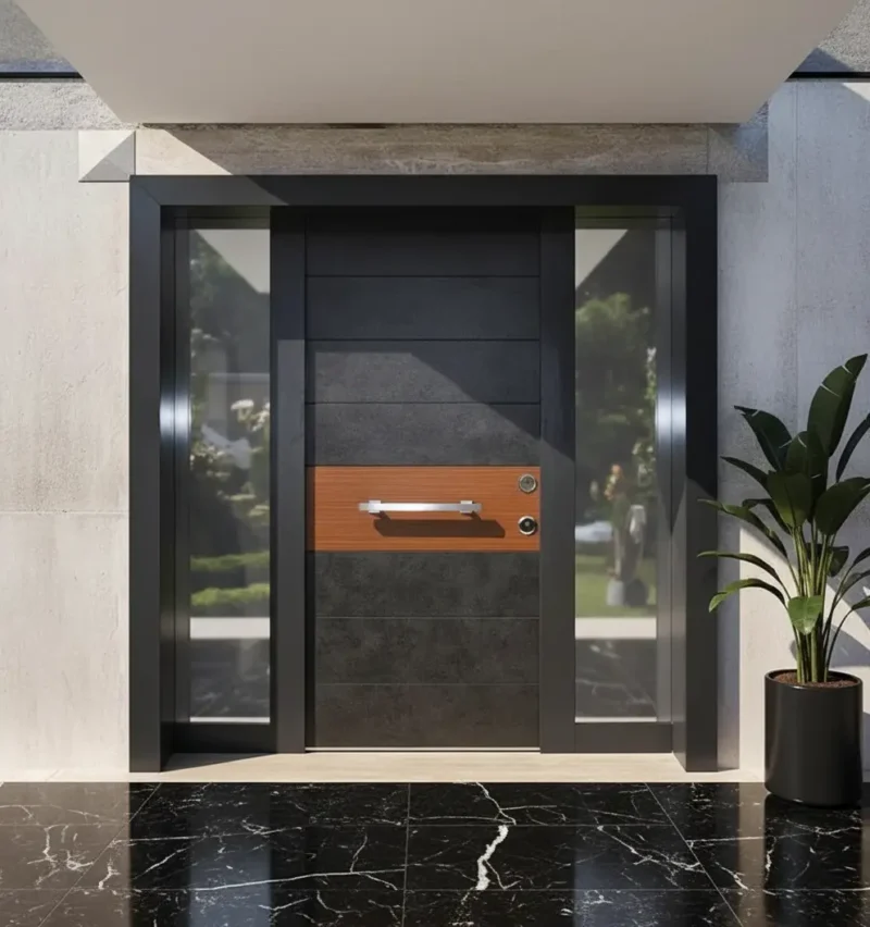 Villa Giriş Kapısı Modelleri 557 2 Villa Giris Kapisi Modelleri 557 Siyah