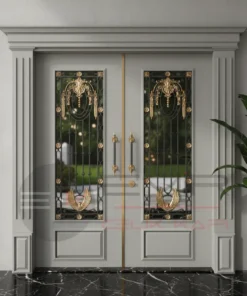 Villa Kapisi Modelleri 1102 Gri