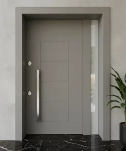 Villa Kapisi Modelleri 204 Gri