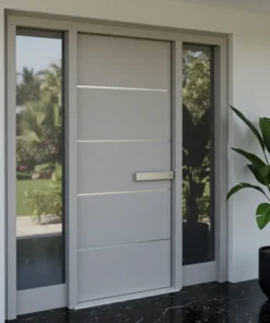 Villa Kapisi Modelleri 205 Gri