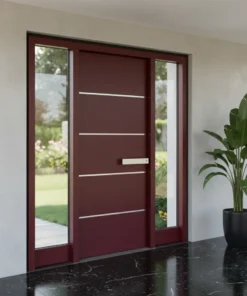 Villa Kapisi Modelleri 205 Kirmizi