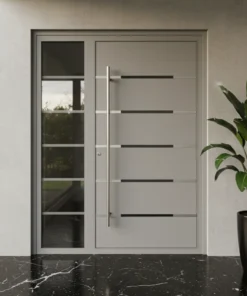 Villa Kapisi Modelleri 207 Gri