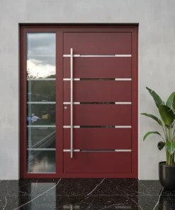 Villa Kapisi Modelleri 207 Kirmizi