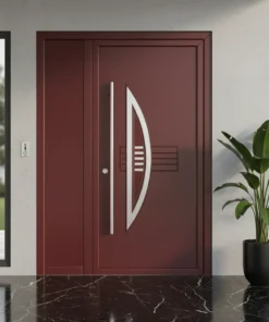 Villa Kapisi Modelleri 215 Kirmizi