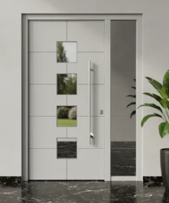 Villa Kapisi Modelleri 216 Gri