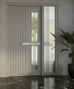 Villa Kapisi Modelleri 217 Gri