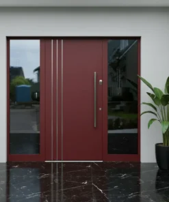 Villa Kapisi Modelleri 218 Kirmizi