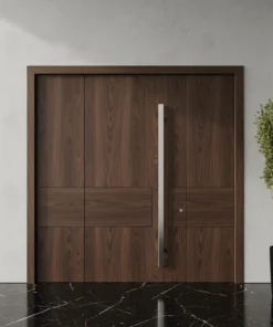 Villa Kapisi Modelleri 220 Ceviz