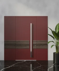 Villa Kapisi Modelleri 220 Kirmizi