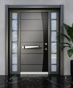 Villa Kapisi Modelleri 221 Gri