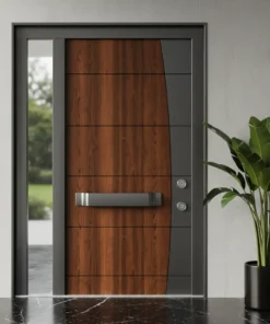 Villa Kapisi Modelleri 222 Ceviz