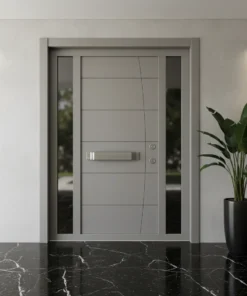 Villa Kapisi Modelleri 222 Gri