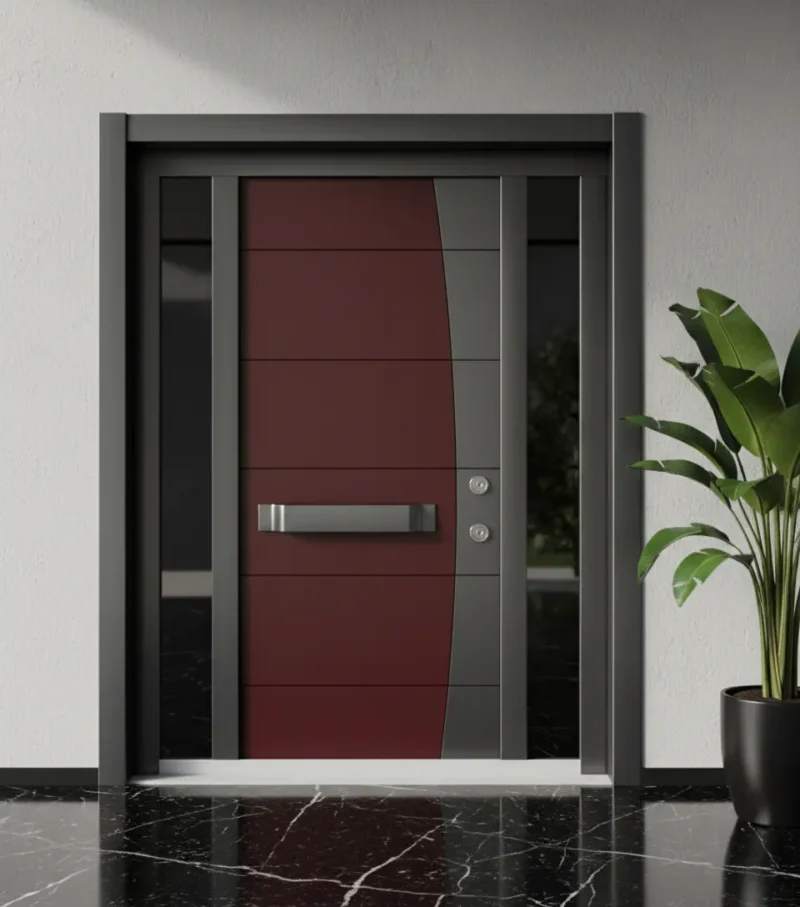 Villa Kapısı Modelleri 222 3 Villa Kapisi Modelleri 222 Kirmizi