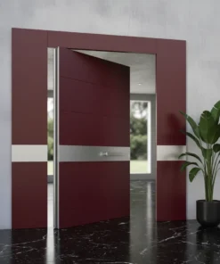 Villa Kapisi Modelleri 223 Kirmizi