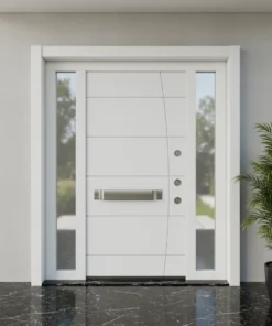 Villa Kapisi Modelleri 224 Beyaz