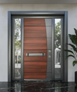 Villa Kapisi Modelleri 224 Gri