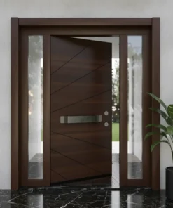 Villa Kapisi Modelleri 226 Ceviz