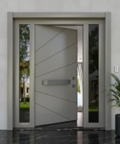 Villa Kapisi Modelleri 226 Gri