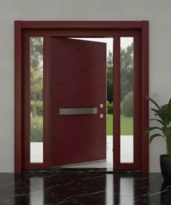 Villa Kapisi Modelleri 226 Kirmizi