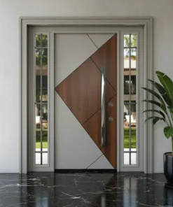 Villa Kapisi Modelleri 227 Gri