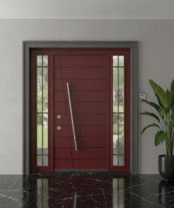 Villa Kapisi Modelleri 228 Kirmizi