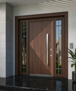 Villa Kapisi Modelleri 229 Ceviz