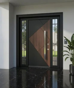 Villa Kapisi Modelleri 229 Siyah