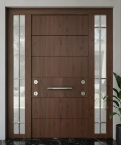 Villa Kapisi Modelleri 233 Ceviz