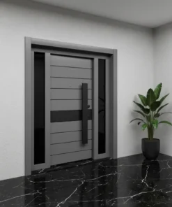 Villa Kapisi Modelleri 235 Gri