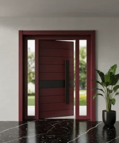 Villa Kapisi Modelleri 235 Kirmizi