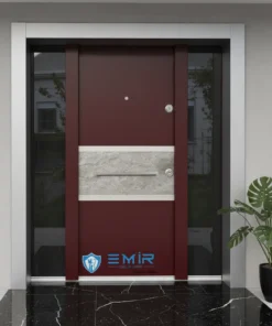 Villa Kapisi Modelleri 244 Kirmizi