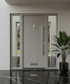 Villa Kapisi Modelleri 246 Gri