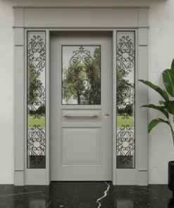 Villa Kapisi Modelleri 300 Gri