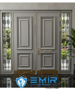 Villa Kapisi Modelleri 301 Gri